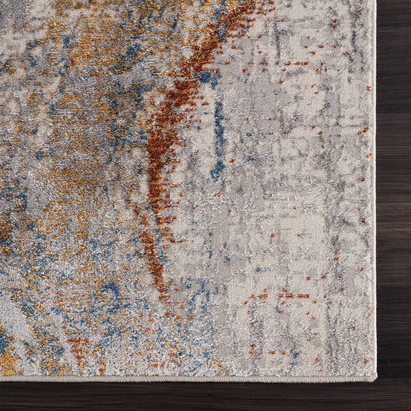 Luxe Weavers Abstract Circle Area Rug, Geometric Carpet