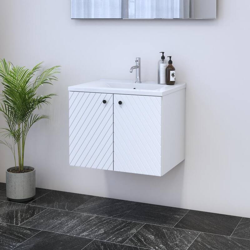 Avela 2D 60 Floating Bathroom Vanity (24" Width)