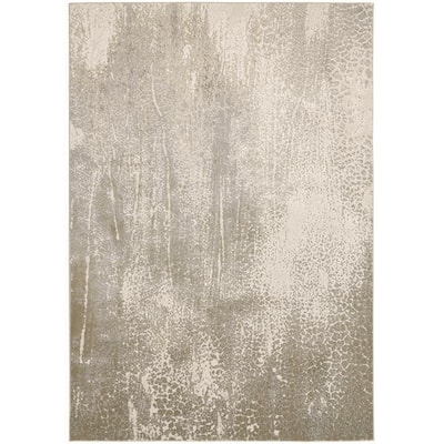 Suqep Abstract Stain Resistant Area Rug By HomeRoots - 2' x 3'