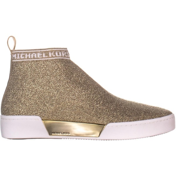 michael kors gold slip on shoes