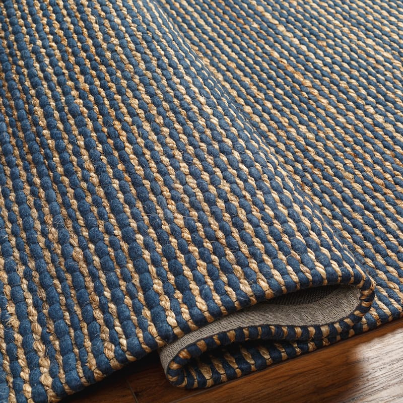 Petyra Handmade Jute & Wool Blend Area Rug