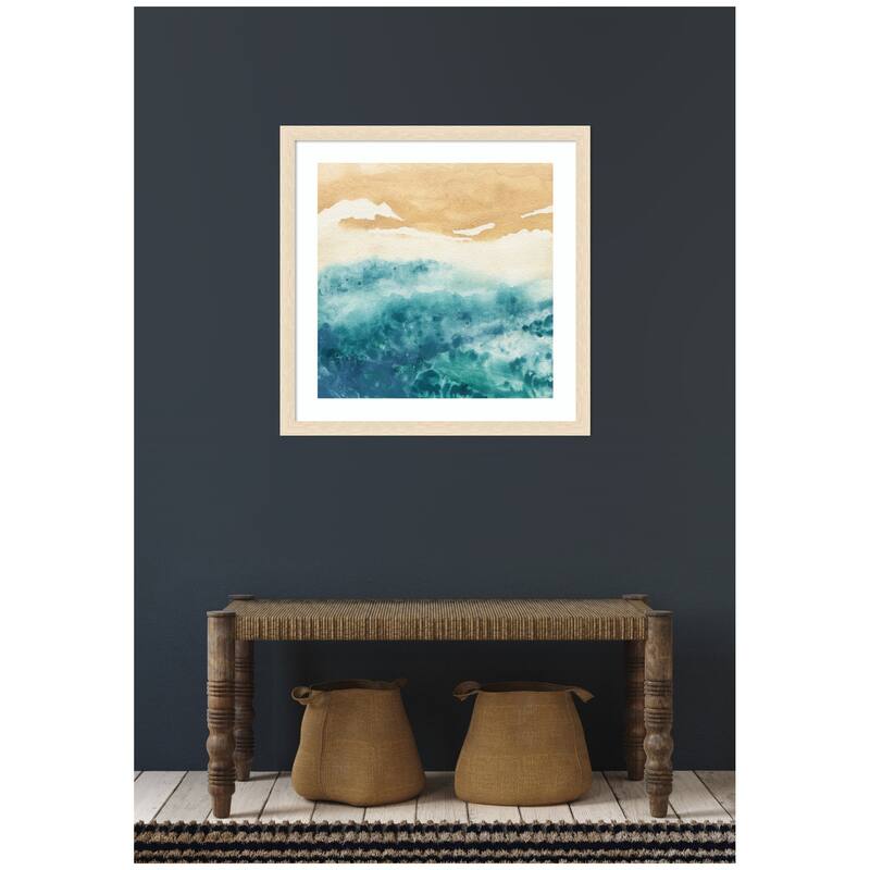 Kate and Laurel Framed Art On Warm Sand by Janet Meinke Lau