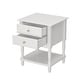 preview thumbnail 5 of 11, Rustic Farmhouse Accent End Table Nightstand Side Table 2 Colors White/Black
