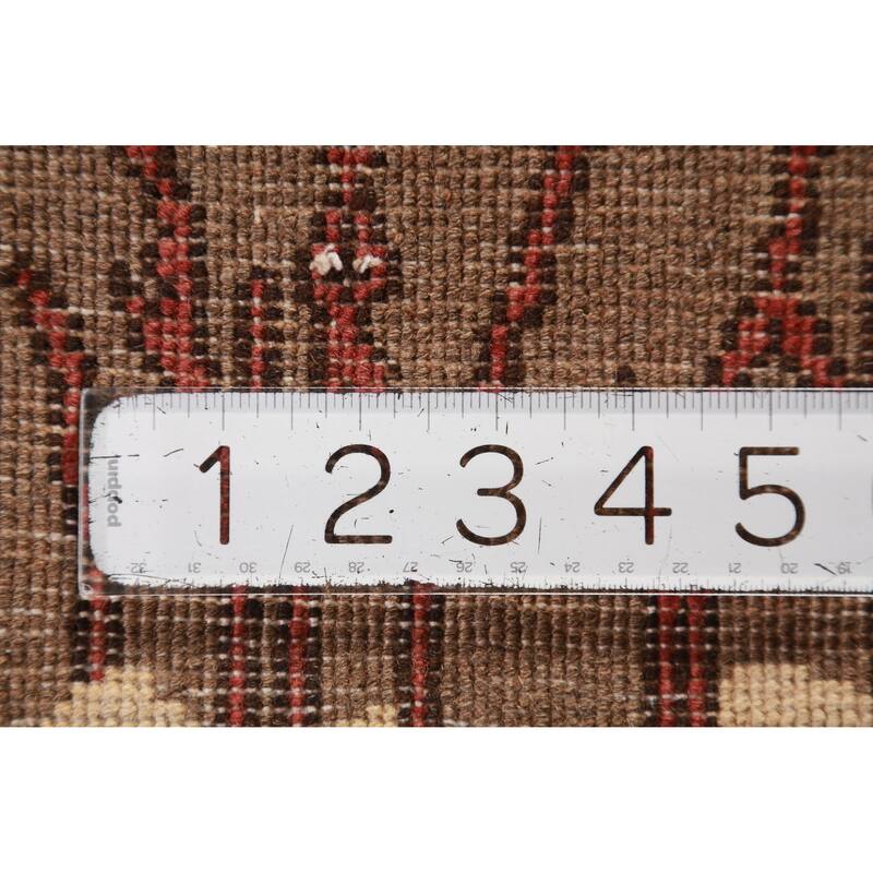 Animals Pictorial Kazak Oriental Foyer Rug Hand-Knotted Wool Carpet - 2'0"x 3'0"