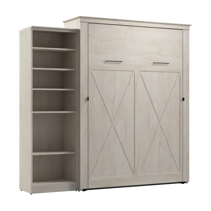 Key West Queen Murphy Bed with Closet Organizer (94W) by Bestar
