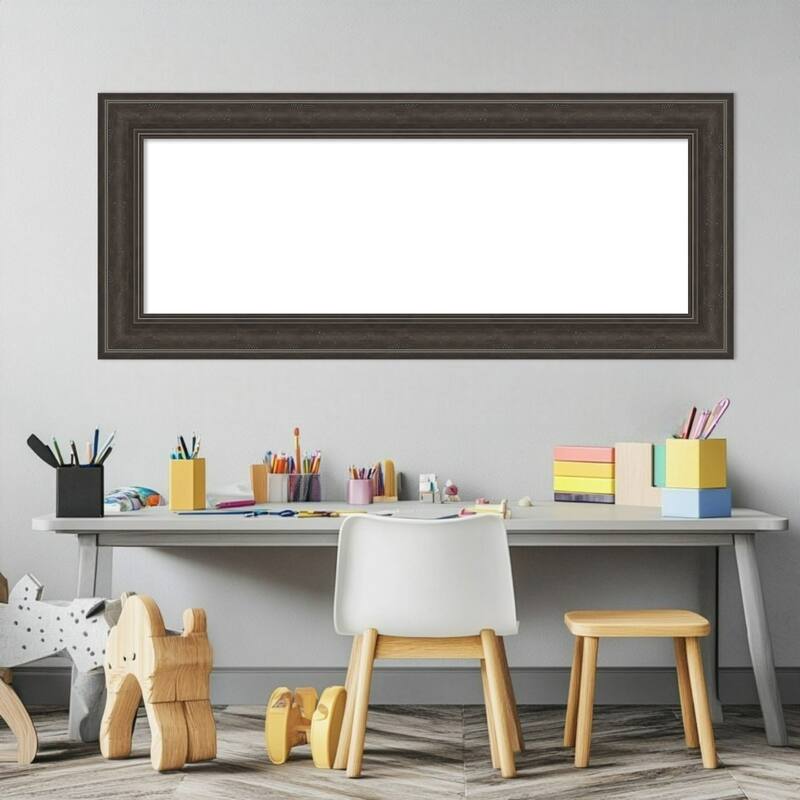 Amanti Art Shipwreck Black Framed Dry Erase Magnetic Board
