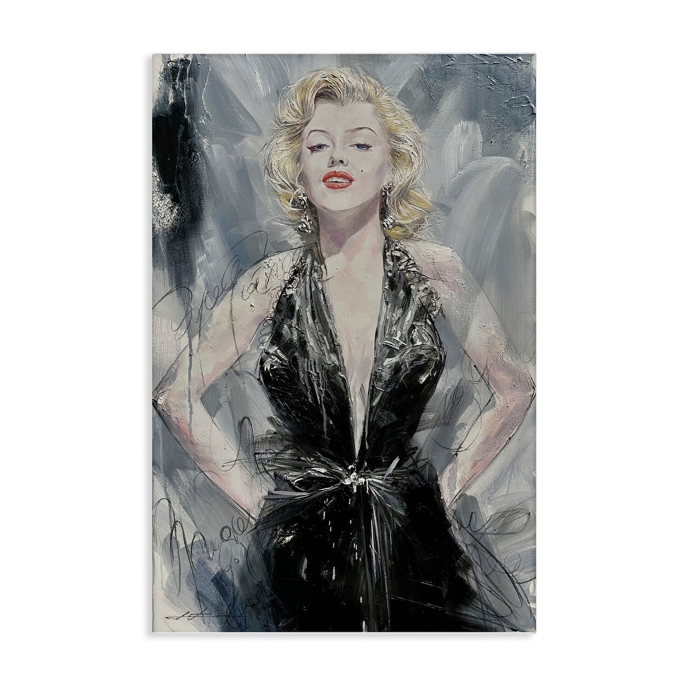 Stupell Classic Stylish Marilyn Canvas Wall Art Design By Lucille Lee