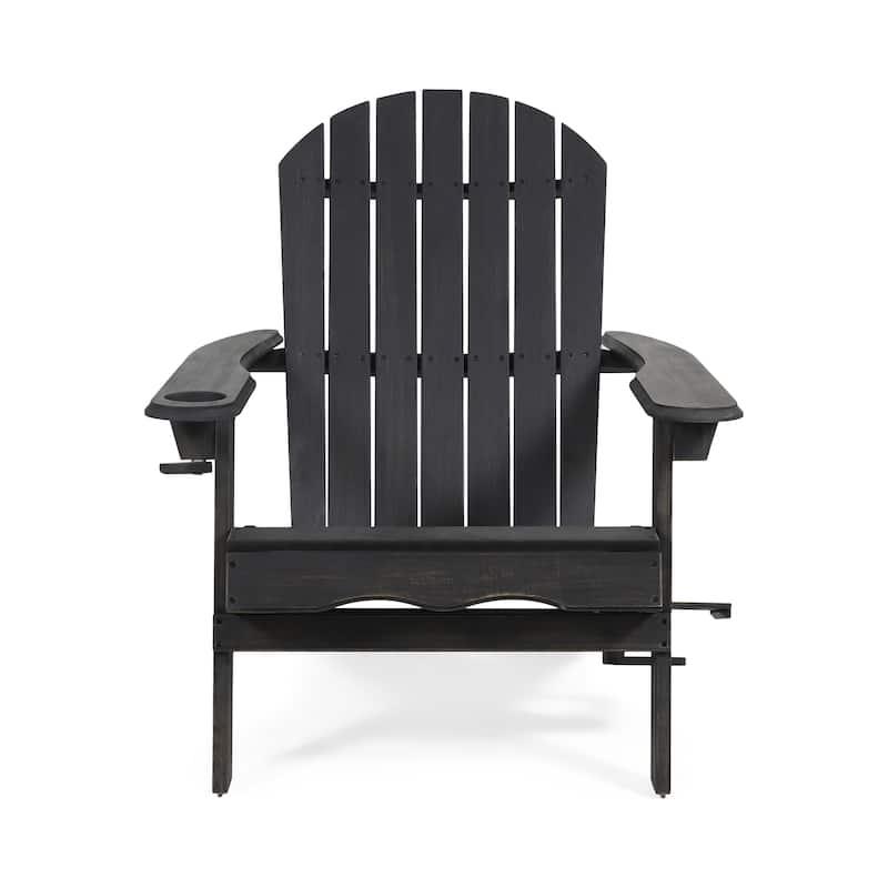 Bellwood Acacia Wood Folding Adirondack Chair by Christopher Knight Home