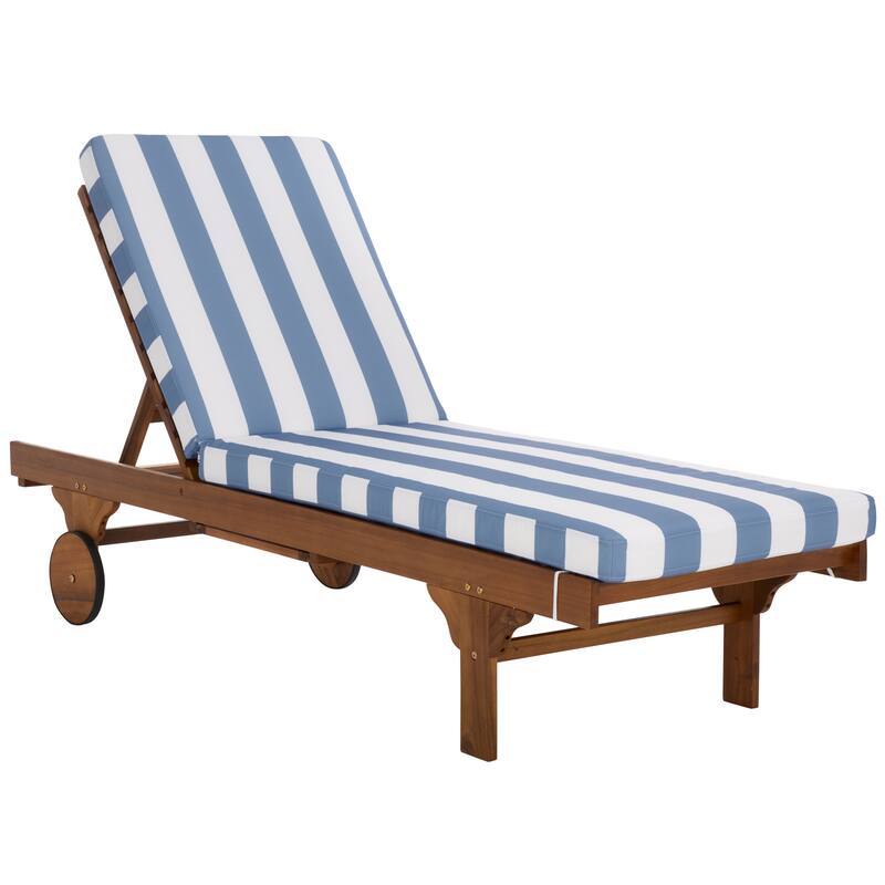 SAFAVIEH Iyanna Lounge Chair - 25 In. W x 80 In. D x 17-42 In. H - 25"W x 80"D x 17-42"H