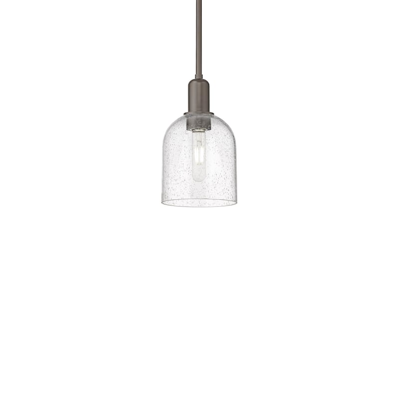 Innovations Lighting 716-1S-11-6 Bella Pendant Bella 6" Wide Mini - Oil Rubbed Bronze / Seedy