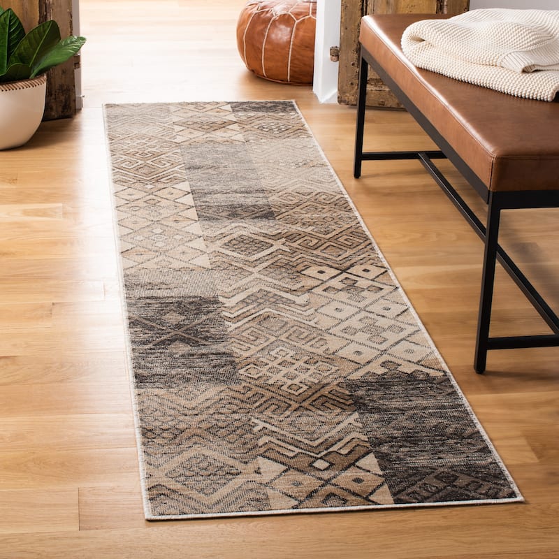 SAFAVIEH Vintage Distressed Boho Elisabeth Oriental Rug - 2'2" x 8' Runner - Stone