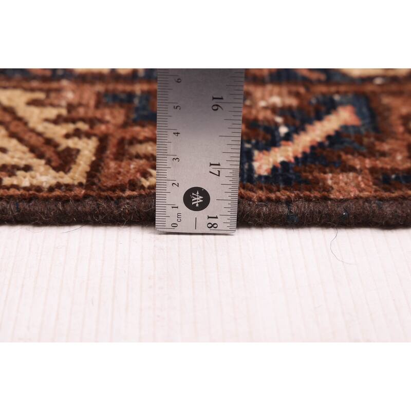 ECARPETGALLERY Hand-knotted Antalya Vintage Copper Wool Rug - 3'4 x 6'3