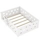 preview thumbnail 9 of 11, Full Size Floor Bed with Slats, Solid Wood Bedframe with Heightened Safety Guardrails and Door