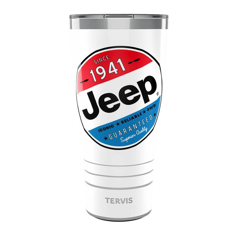 Tervis Traveler Jeep Colossal Triple Walled Insulated Travel Tumbler, Stainless Steel - 30oz