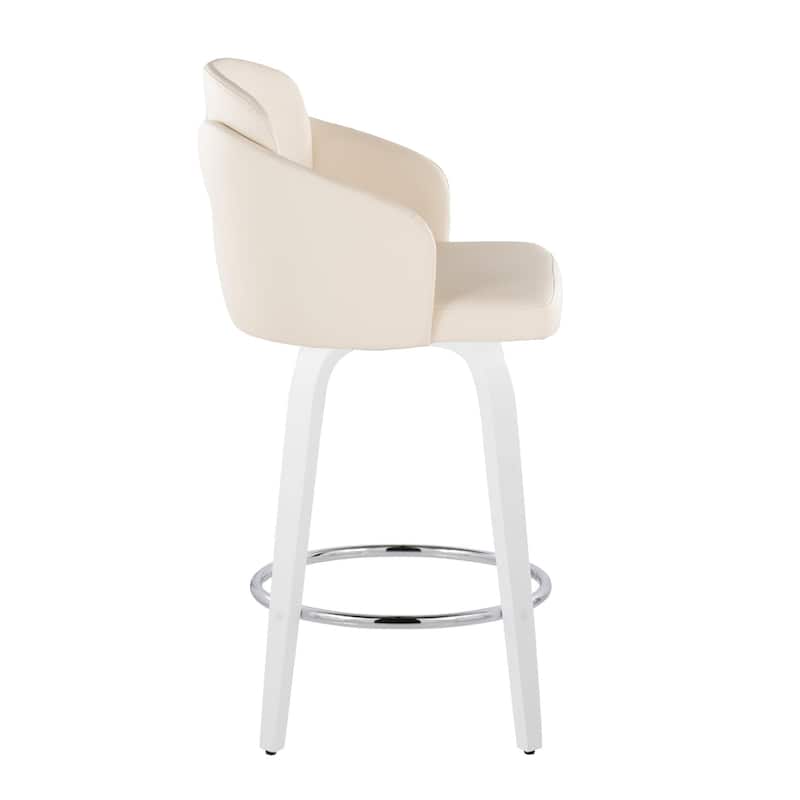 Dahlia 26" Fixed-Height Counter Stool - Set of 2