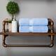 Marche Egyptian Cotton 2 Piece Bath Towel Set by Miranda Haus - Light Blue