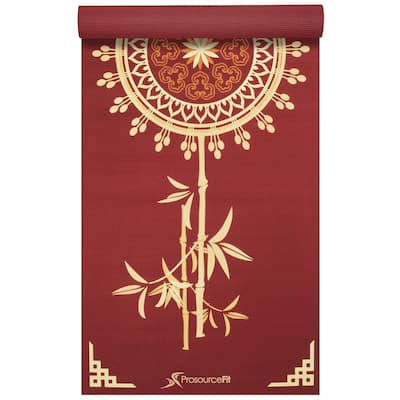 ProsourceFit Printed Yoga Mat, 3/16-in (5mm)