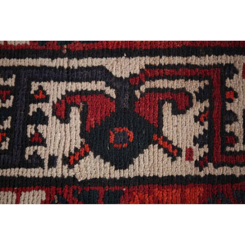 Handmade Garden Design Tribal Bakhtiari Persian Vintage Wool Carpet - 5'3"x 10'0"
