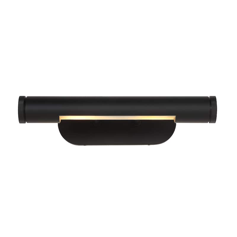 Oleandro 4.5" Height Wall Sconce, Black - 18 x 4.5 x 8.25