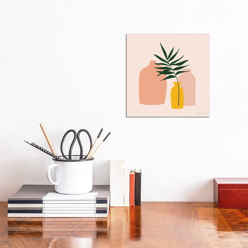 iCanvas "Modern Graphic Vases" by Rachel Nieman Canvas Print - 12x12x0.75