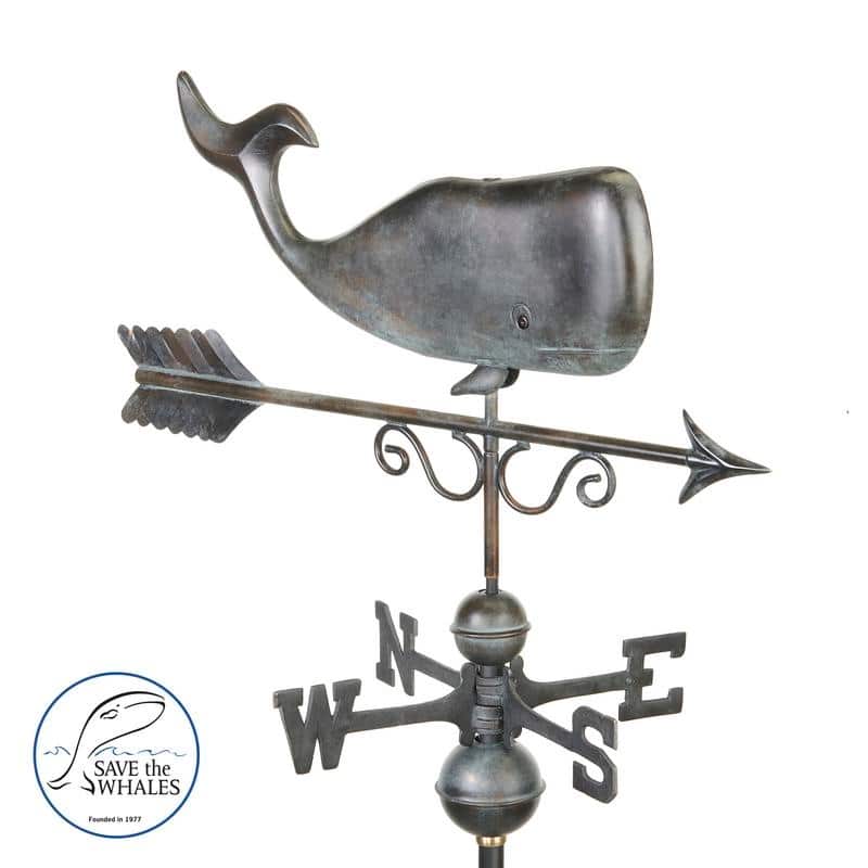 Save the Whales? Weathervane - Pure Copper by Good Directions