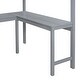 preview thumbnail 27 of 33, Full Size Solid Wood Loft Bed with Desk and Shelf for Kids