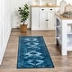preview thumbnail 20 of 19, Nuloom Vintage Persian Distressed Area Rug 2'6" x 8'6" Runner - Blue