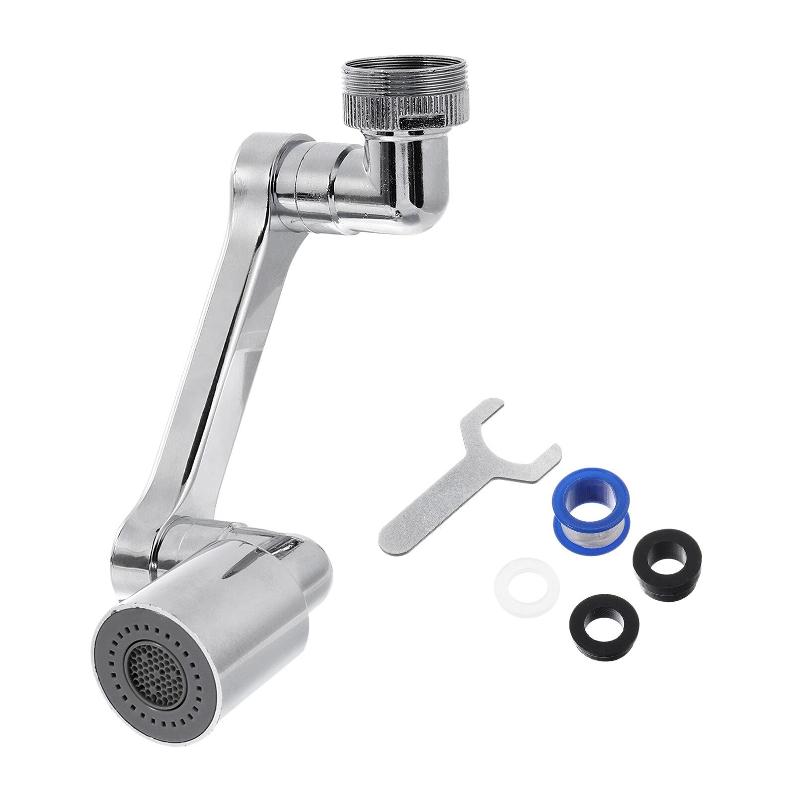 thumbnail image 2 of Rotatable Faucet Aerator 1080° Rotating Faucet Extender - Dual-Mode Swivel Aerator For Kitchen/Bathroom Sinks Sink Hose Attachment For Faucet 2 of 14