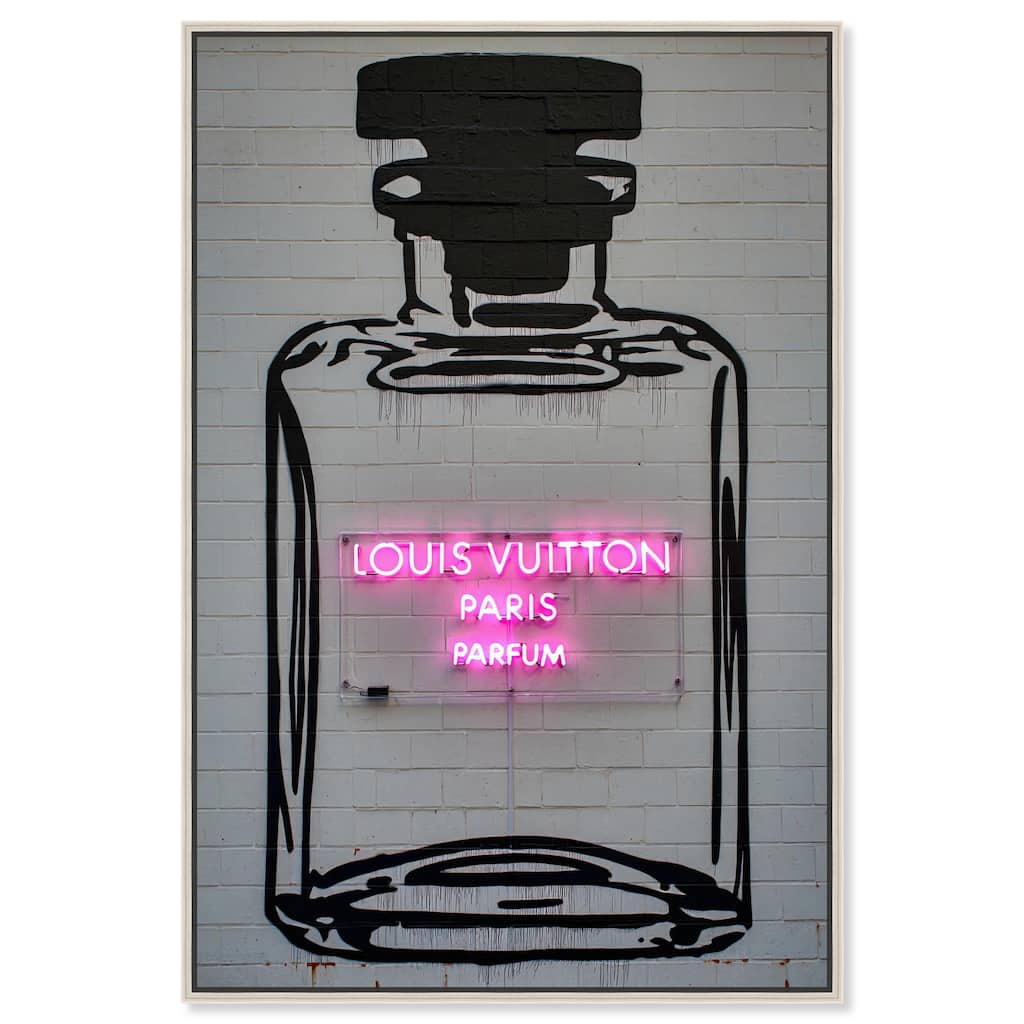 Parisian Parfum Pop Canvas by Art Remedy