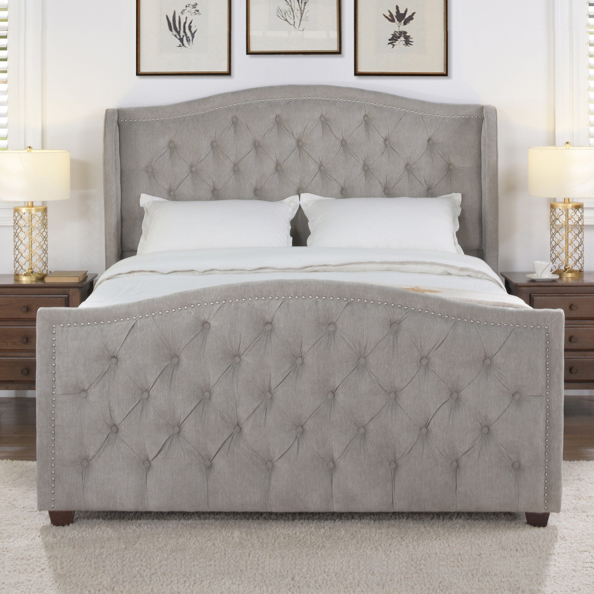 Angelina hotsell upholstered bed