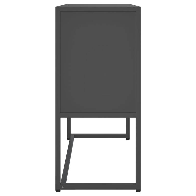 vidaXL Sideboard Storage Buffet Cabinet for Kitchen Living Room Entryway Steel