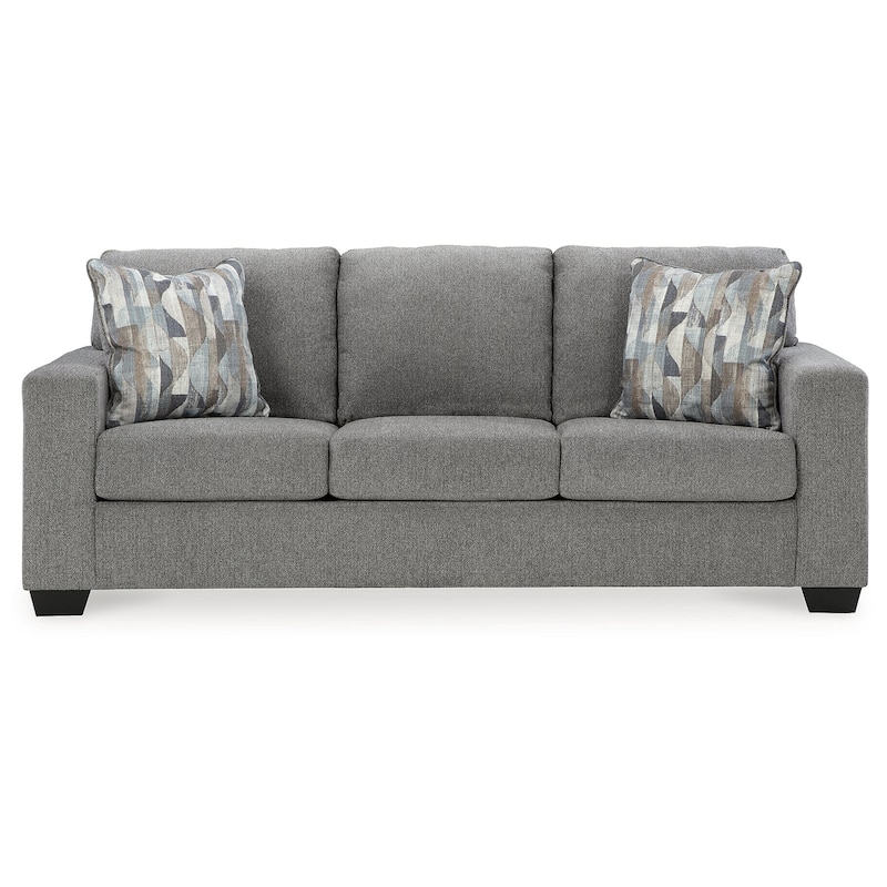 Signature Design by Ashley Deltona Graphite Queen Sofa Sleeper - 85"W x 38"D x 37"H