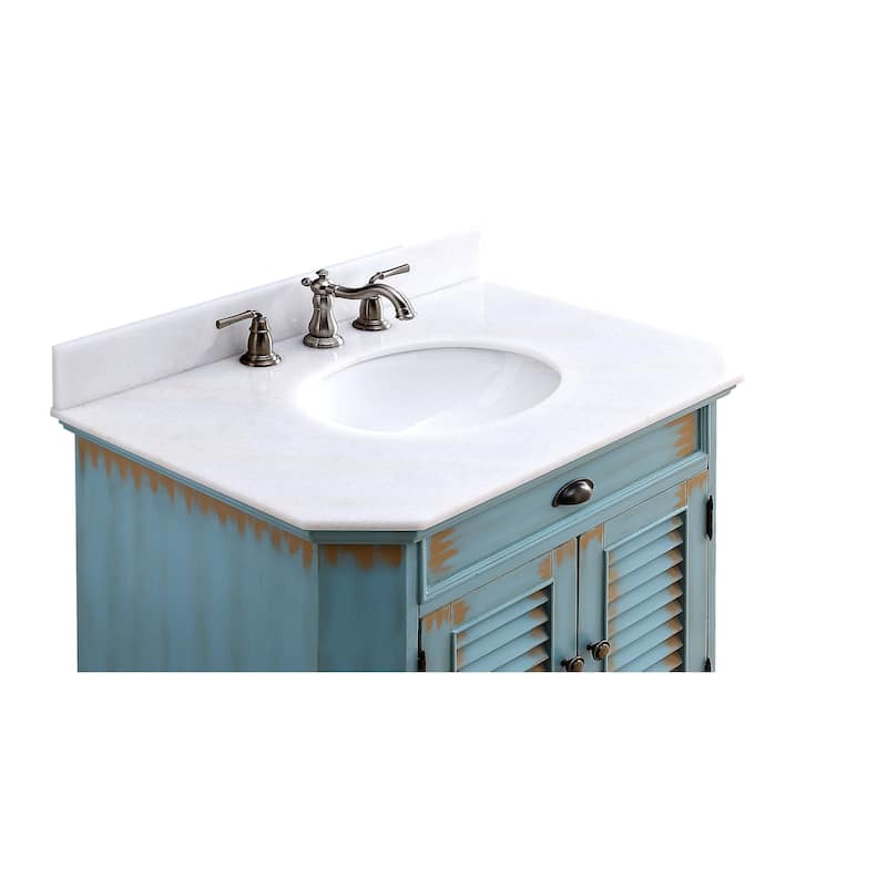 Benton Collection 32" Romeo Single Sink Bathroom Vanity