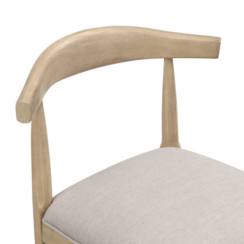 Christopher Knight Home - Helen Modern Upholstered Counter Stool Set of 2 with Open Back in Pebble Fabric