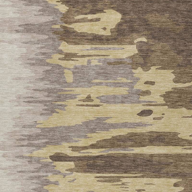 HomeRoots Abstract Transitional Rectangle Outdoor Rug