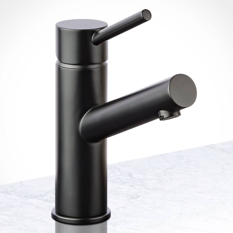 Miseno MNO102L Mia Single Hole Bathroom Faucet - Flat Black