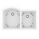 preview thumbnail 8 of 17, Karran Undermount Quartz 32 in. 60/40 Double Bowl Kitchen Sink Kit