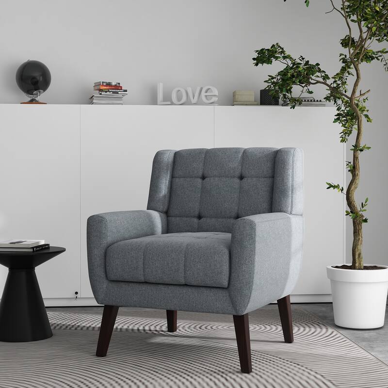 Tufted Arm Chair Upholstered Lounge Chair