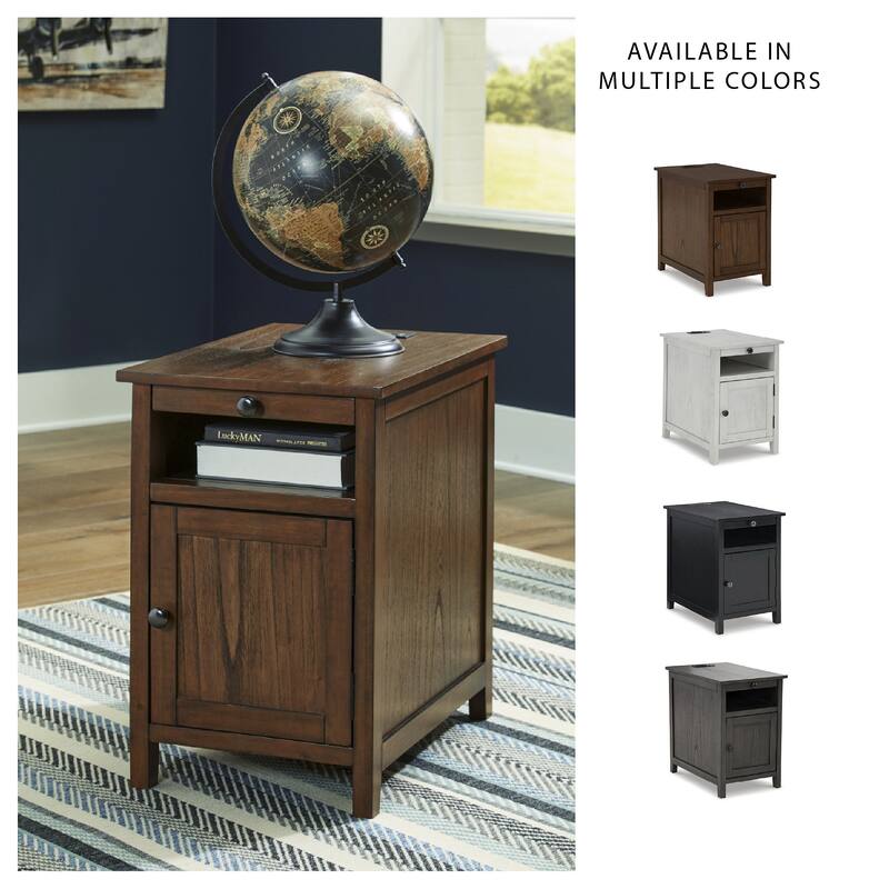Signature Design by Ashley Treytown Chairside End Table - 16"W x 24"D x 24"H