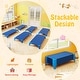 preview thumbnail 9 of 20, Costway 6 Pack Stackable Daycare Cots with Easy Lift Corners - See Details