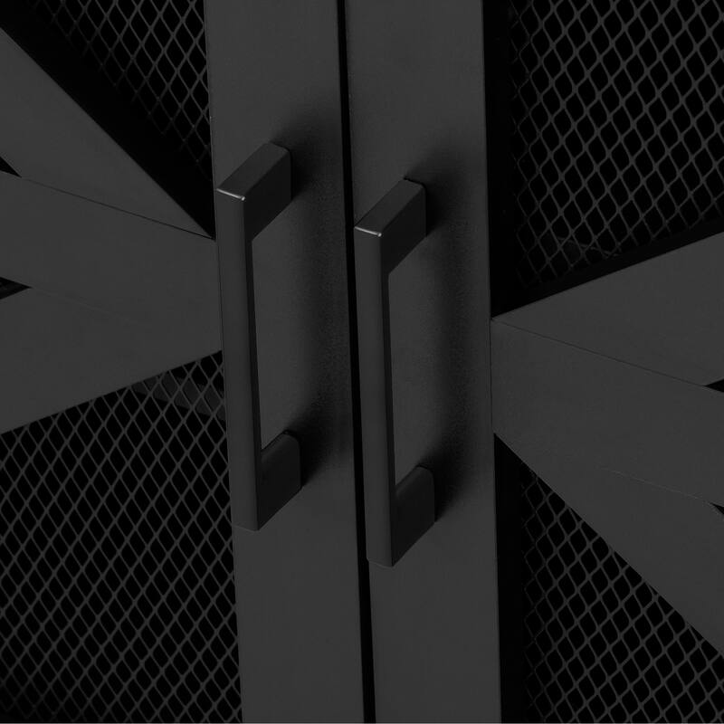 Rossetta 55'' Contemporary-Industrial Style Multi-Purpose Use Sideboard Buffet Cabinet with Adjustable Shelves