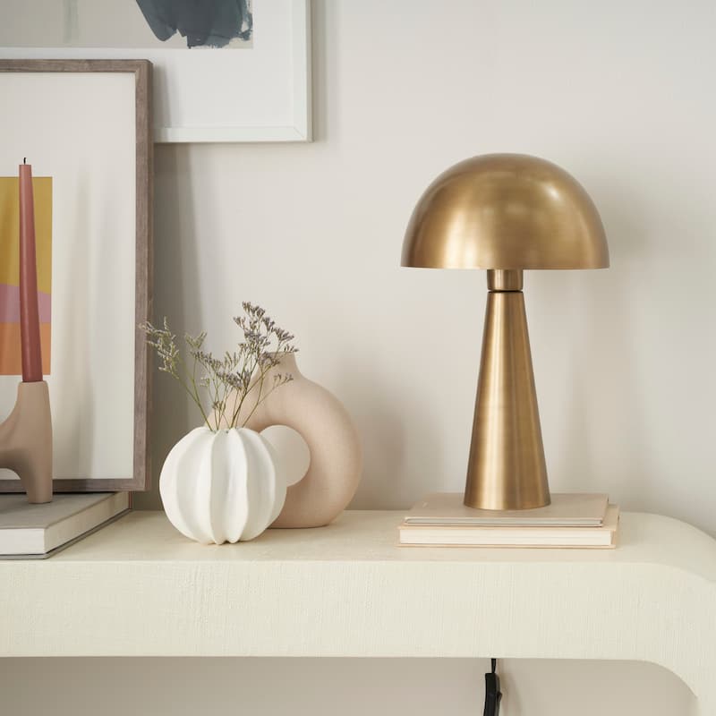 Nourison 16" Mid-Century Mushroom Table Lamp