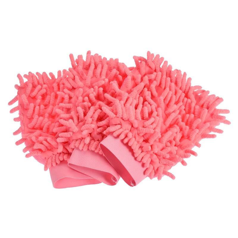 Home Microfiber Chenille Mitts Reusable Scratch-Free Cleaning Glove