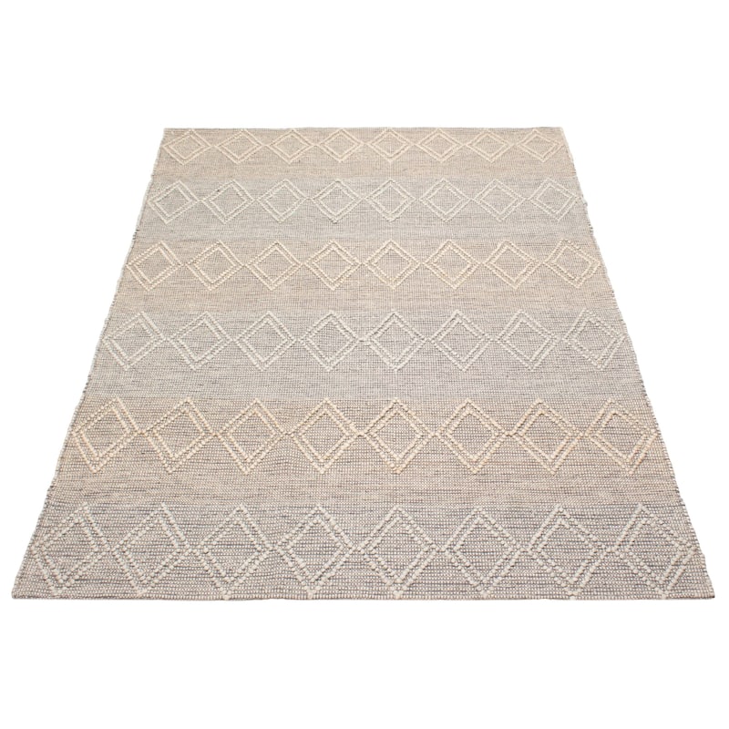 ECARPETGALLERY Braid weave Sienna Tan Wool Rug - 6'2 x 9'2