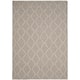 SAFAVIEH Handmade Natura Qiong Wool/ Viscose Trellis Rug - 5' x 8' - Grey