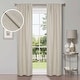 preview thumbnail 103 of 168, Superior Linen Washable Room Darkening Curtains, Set of 2 Panels 26" x 84" - Ivory