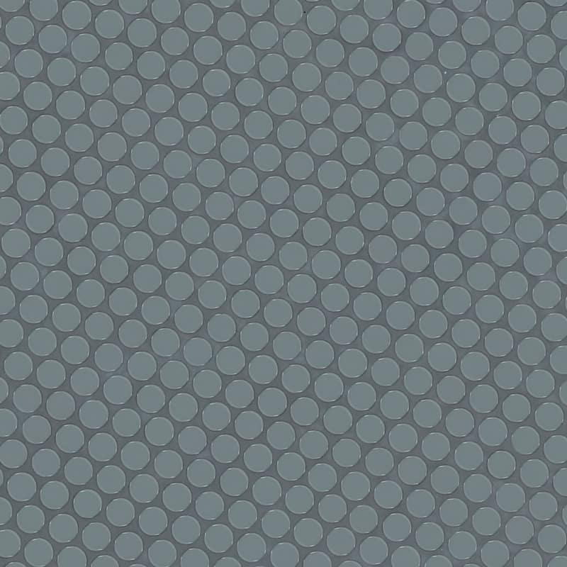 Ackland AKM-P-12X11PRG-CA 11" x 12" Porcelain Penny Floor and Wall - Blue Maris