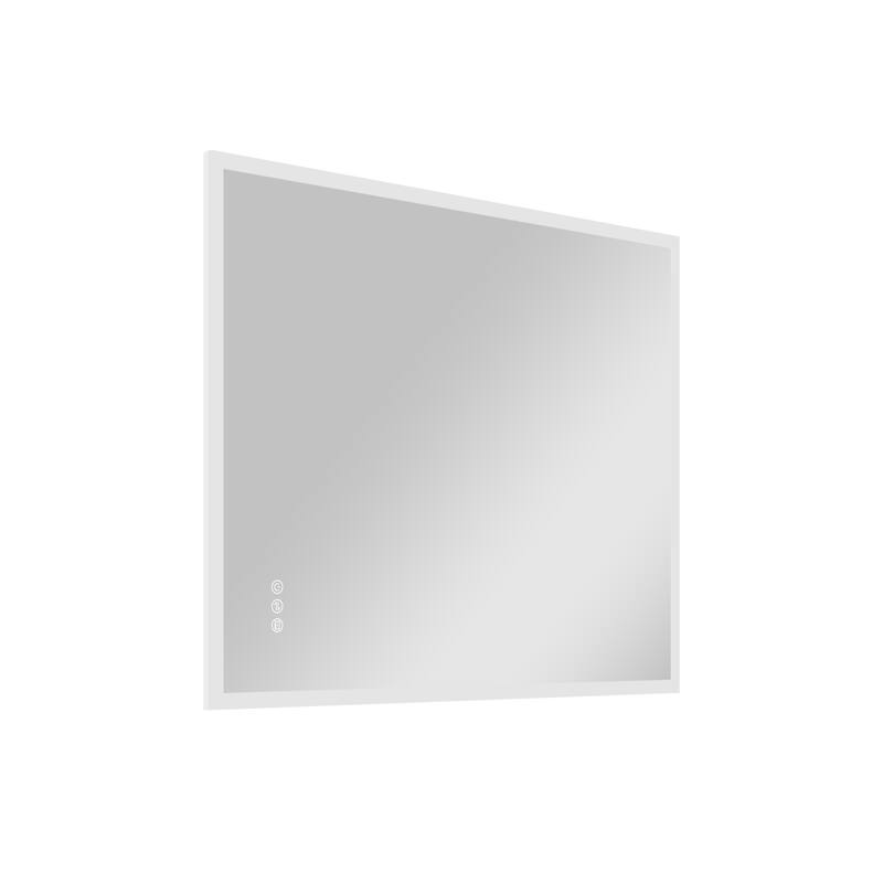 Modern Wall Mounted LED Bathroom Frontlit/Backlit Mirror With PMMA Diffuser