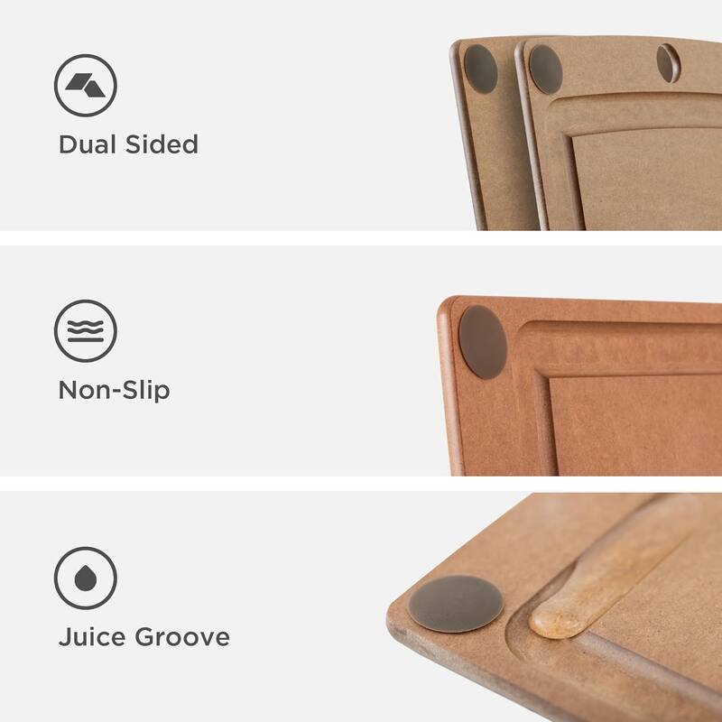 Epicurean All-in-One 10" × 7" Cutting Board in Nutmeg