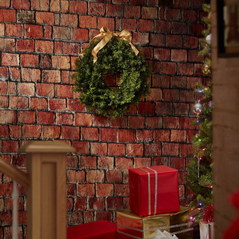 Green Fir Artificial Holiday Christmas Wreath Holiday Décor
